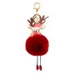3135257904997-Porte-clés Noël Funny clips - Peluche et PU - couleurs assorties - Viquel--6