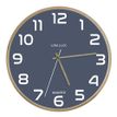 Horloge Baltic Unilux - fond bleu