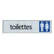 40580340-Pickup - Plaque de signalisation - 165 x 44 mm - WC hommes / femmes-P_4058034_1-0