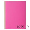 Exacompta Rock"s - 10 Paquets de 10 Chemises à soufflet - 320 gr - rose