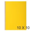 Exacompta Rock"s - 10 Paquets de 10 Chemises à soufflet - 320 gr - citron