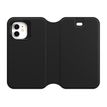 0840104215470-OtterBox Strada Series Via - étui à rabat pour iPhone 12 mini - noir-Arrière-5