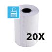 3130634424549-Exacompta - 4 boîtes de 20 Bobines thermiques - rouleaux TPE - 57 x 40 x 12 mm - 2 plis chimique auton--0