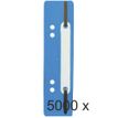 Exacompta - 5000 Fixe-dossiers à lamelle polypropylène - bleu