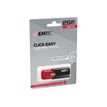 3126170173218-Emtec B110 Click Easy 3.2 - clé USB 3.2 - 256 Go - rouge-Angle gauche-1