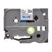 4977766686532-Brother TZe551 - Ruban d'étiquettes auto-adhésives - 1 rouleau (24 mm x 8 m) - fond bleu écritu-Avant-1