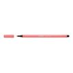 4006381121088-STABILO Pen 68 - Feutre pointe moyenne - rouge fluo-Angle gauche-2
