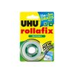 4026700363951-UHU Rollafix - Ruban adhésif avec dévidoir - invisible - 19 mm x 30 m (25m + 5m offert)-Avant-0