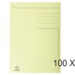 Exacompta Forever - 100 Chemises imprimées - 280 gr - jaune