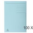 Exacompta Forever - 100 Chemises imprimées - 280 gr - bleu clair