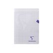 Clairefontaine Mimesys - Cahier polypro A4 (21x29,7 cm) - 96 pages - grands carreaux (Seyes) - transparent