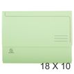 Exacompta Super 210 - 18 Paquets de 10 Chemises poche - vert clair