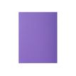 3288582171081-Exacompta Rock"s - 10 Chemises - 210 gr - pour 200 feuilles - violet foncé-Avant-2