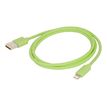 Urban Factory Cable USB to Lightning MFI certified - Green 1m - câble Lightning - Lightning / USB - 1 m