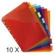3130632048549-Exacompta - Pack de 10 pochettes intercalaires 8 positions - A4 Maxi - onglets personnalisables--0