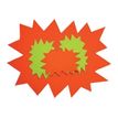 3270241149104-Apli Agipa - 10 éclatés fluo effaçables - jaune/orange - 24 x 32 cm-Avant-0
