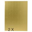 Exacompta Balacron - 2 Livres d'or 27 x 22 cm - 100 pages - or