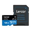 Lexar 633X - carte mémoire 128 Go - Class 10 - micro SDXC UHS-I