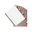3130632000936-Exacompta - Pack de 20 intercalaires 31 positions numériques - A4 - couleurs assorties-Avant-1