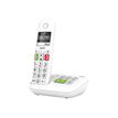 Gigaset E290A - téléphone sans fil à grosse touche - avec répondeur - blanc