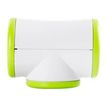 2012349439166-WATT & CO - Multiprise triplite rotative - blanc/vert-Avant-2