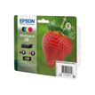 8715946626055-Epson 29 Fraise - Pack de 4 - noir, cyan, magenta, jaune - cartouche d'encre originale-Angle droit-0