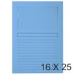 3130632502522-Exacompta Forever - 16 Paquets de 25 Chemises à fenêtre - 120 gr - bleu clair--0