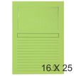 Exacompta Forever - 16 Paquets de 25 Chemises à fenêtre - 120 gr - vert pré