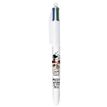 3086123686694-BIC 4 Couleurs Messages - 3 Stylos à bille 4 couleurs - 1 mm - Décors assortis Collection Exams--1