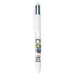 3086123686694-BIC 4 Couleurs Messages - 3 Stylos à bille 4 couleurs - 1 mm - Décors assortis Collection Exams--2