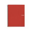 8422593028285-Miquelrius The Original - Cahier de notes - reliure à spirale - A5 - 150 feuilles / 300 pages - petits carreaux - 2 trous - rouge - po--0