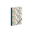 Cahier notebook 14 x 21,5 cm - 192 pages - Blue Art Jardin d'hiver