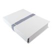3130632006310-Exacompta - 10 Chemises extensibles 1 rabat à sangle scratch - blanc-Angle gauche-1