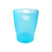 Exacompta Ecobin - Corbeille à papier 15L - turquoise translucide