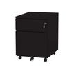 Caisson mobile - 2 tiroirs - noir - 56,7 x 54,1 x 41,8 cm