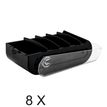 9002493042728-Exacompta - 8 Boîtes à fiches bristol - A8 - noir/cristal--0