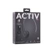 3303170104613-T'nB ACTIV 100M - casque filaire avec micro - mono oreillette - noir-Angle gauche-4