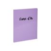 3130630476672-Exacompta Aquarel - Livre d'or 27 x 22 cm - mauve-Angle gauche-0