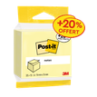 3134375454612-Post-it® - Cube de Notes - 76 mm x 76 mm 450 Feuilles/Bloc - 100% PEFC - jaune Canari --0