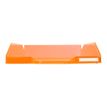 Exacompta COMBO - Corbeille à courrier orange translucide