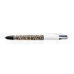 3086123420014-BIC 4 Couleurs - Stylo bille 4 couleurs - noir, rouge, bleu, vert - design moustache-Angle gauche-0