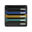 9002493095052-Exacompta NeoDeco - Module de classement 5 tiroirs - noir/bleu/or-Avant-0