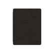 3571211266426-ORA ITO - Etui Folio pour iPad Air - motif organic effet matelassé noir-Avant-0