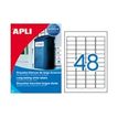 8410782121121-Apli Agipa - 960 Etiquettes adhésives polyester blanches - 45,7 x 21,2 mm - pour imprimantes laser - -P_575892_1-0