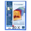 3130631057207-Exacompta Kreacover - 20 Porte vues personnalisables - 40 vues - A4 - couleurs assorties--0