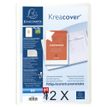 Exacompta KreaCover - 12 Porte vues personnalisable - 60 vues - A4 - blanc