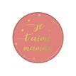 3700572729961-Kiub Les Petits Mots - Magnet rond en verre - Maman-Avant-0