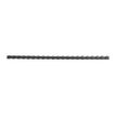 GBC - 100 peignes / anneaux de reliure en plastique - 10 mm - 65 feuilles - noir