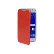 Muvit Made in Paris Crystal Folio Luxe - Protection à rabat pour Samsung Galaxy Grand Plus - rouge