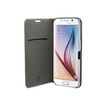 Muvit Slim Folio - Protection à rabat pour Samsung GALAXY S6 - blanc